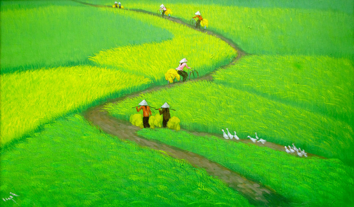 Truyện ngắn Mùa gặt lúa
