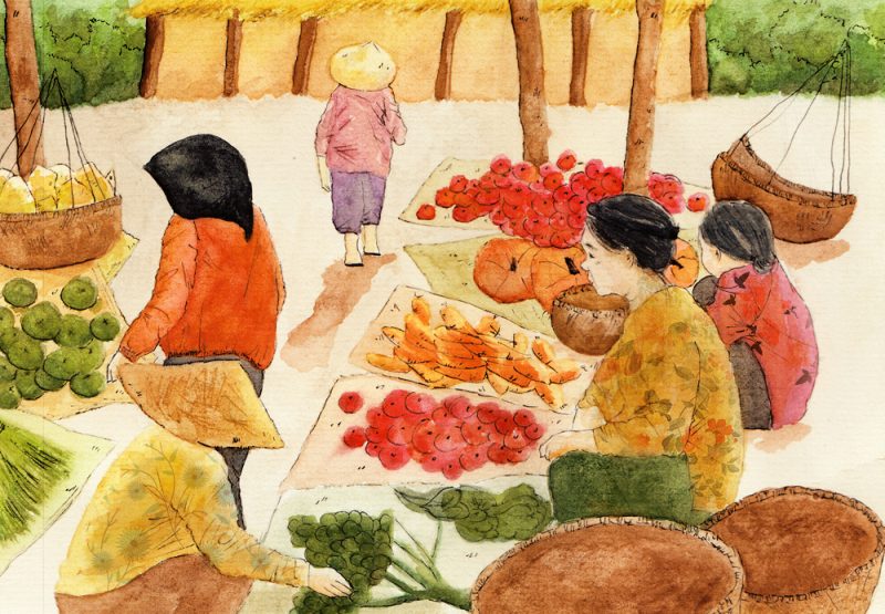 Chợ Tết cuối năm